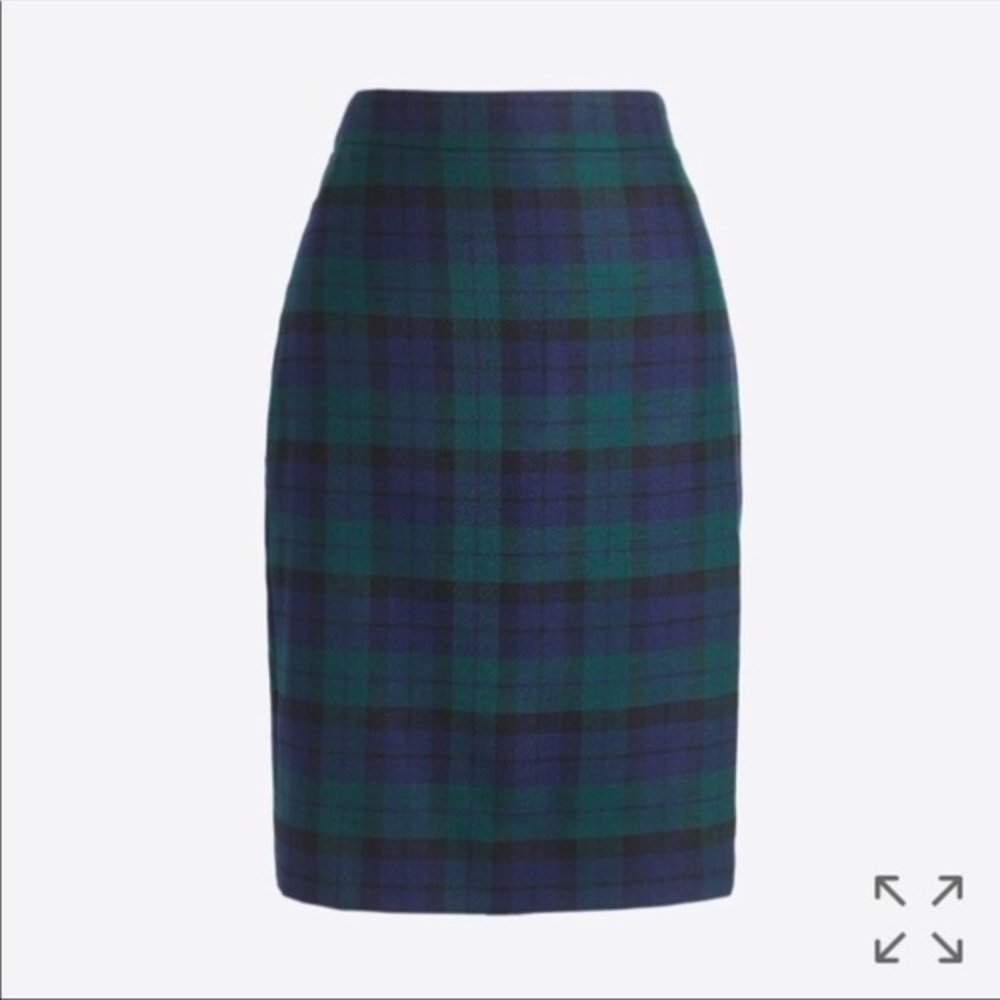 J. Crew Tartan Plaid No. 2 Pencil Skirt